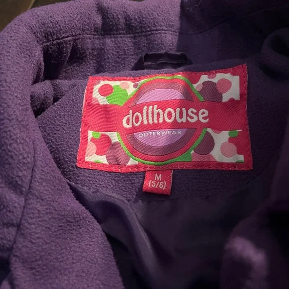 Dollhouse Kids Vibrant Purple Pea Coat - Picture 2 of 4